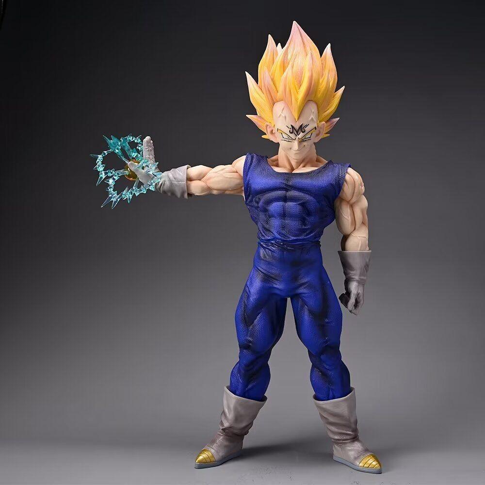 Dragon Ball Gk Super Saiyan Majin Vegeta Pvc Figurine Stunning Dual Head Design