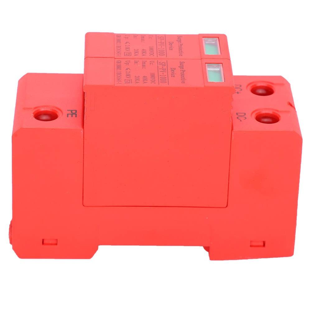 DC1000V Voltage Arrester Device 2P DC Photovoltaic Lightning Protector  Industrial Applications