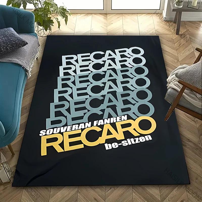 R-Recaro Logo Bedrukt Tapijt Woonkamer Slaapkamer Kantoor Groot Kleed Salontafel Balkonmat Verjaardag Thanksgiving Kerstcadeau 40x60cm (16x24in)