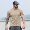 Physical Training Clothes Short-sleeved Men's Quick-dry Round-collar Sports Running Military T-shirt