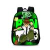 Mochila Escolar Ben 10 para Adolescentes con Diseño Cómodo Bolsa para Libros de Nailon para Estudiantes