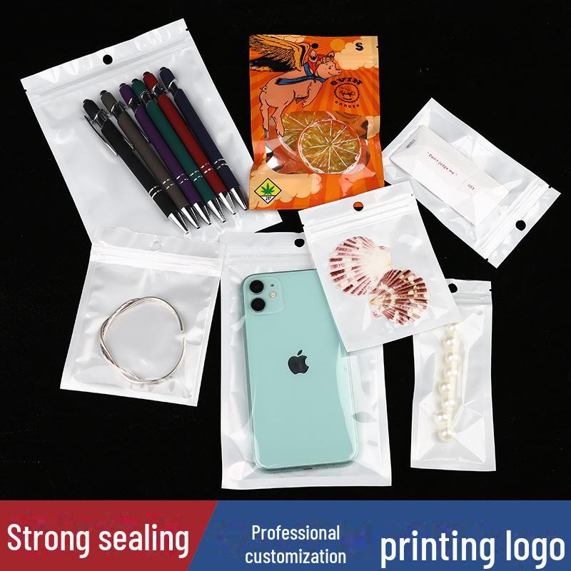 Pearlescent Film Ziplock Bag for Phone Case & Data Cable