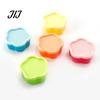 Stackable Storage Containers 5Pcs Mini Box with Lids, Plastic Containers, Reusable Portable Boxes Heart/Square/Flower Shape Food Organizer for