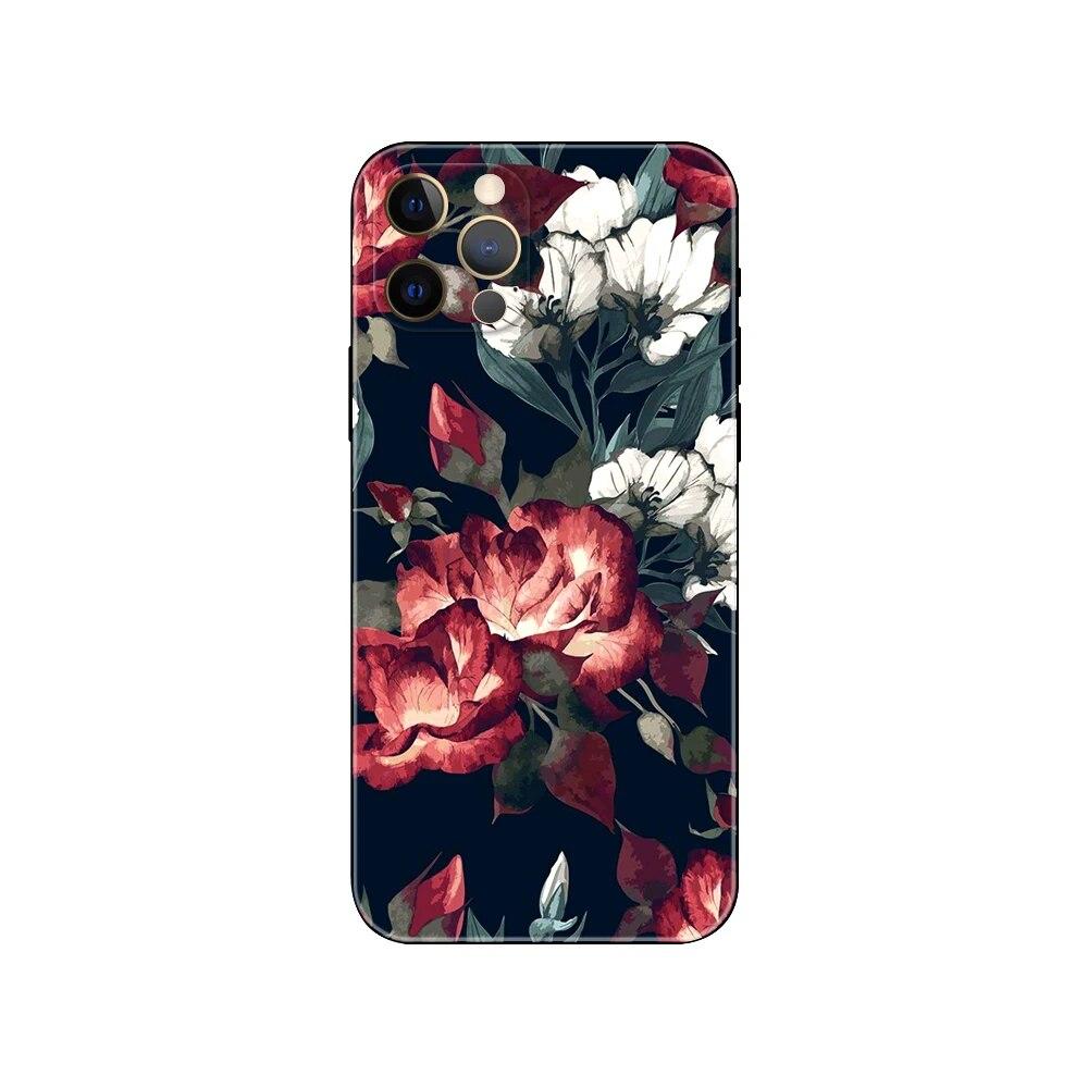 Blühende Pflanze Handyhülle für iPhone Samsung Galaxy Redmi Xiaomi Oppo OnePlus Note SA 7 8 9 10 11 12 13 14 20 21 22 23 53 54 Pro Max Ultra TPU Soft