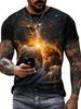 Trendy 3D Cat Print Polo Shirt, Stylish Streetwear For Men