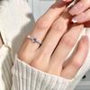 Elegant S925 Silver Ring, Natural Gemstone, Adjustable Band, Premium Jewelry for Her