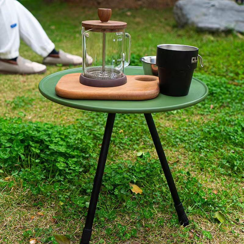 Portable Adjustable Aluminum Folding Table for Camping & Dining