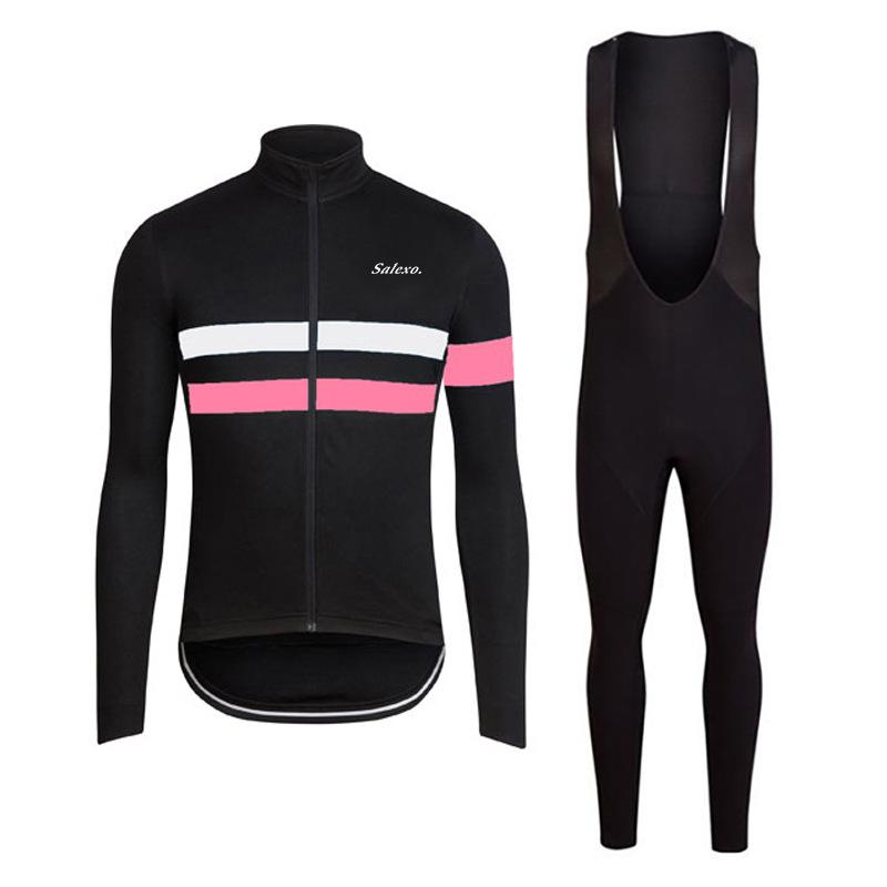 

2026 Autumn Breathable Cycling Suit, Long-sleeved Cycling Suit, Quick-drying Breathable Men s Strap Suit, Spring and Autumn Models 5XL