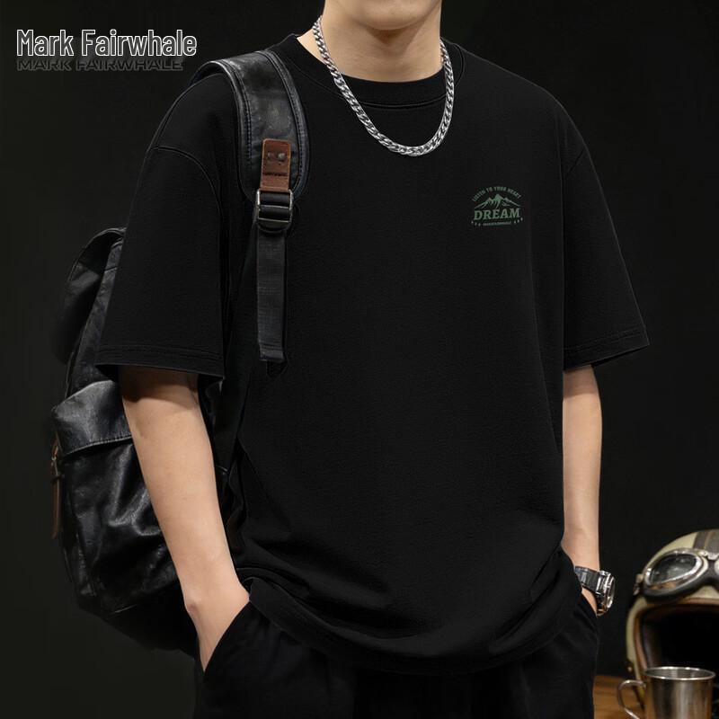 Mark Fairwhale Men s 2026 Summer Cotton Breathable Casual T-Shirt 2XL