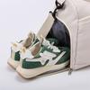 Large-capacity travel bag, gym bag with dry and wet separation, independent shoe compartment, swim bag, can be attached to a trolley bag