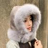 Adult Plush Earflap Hat Outdoor Windproof Ear Protect Furry Hat for Outdoor