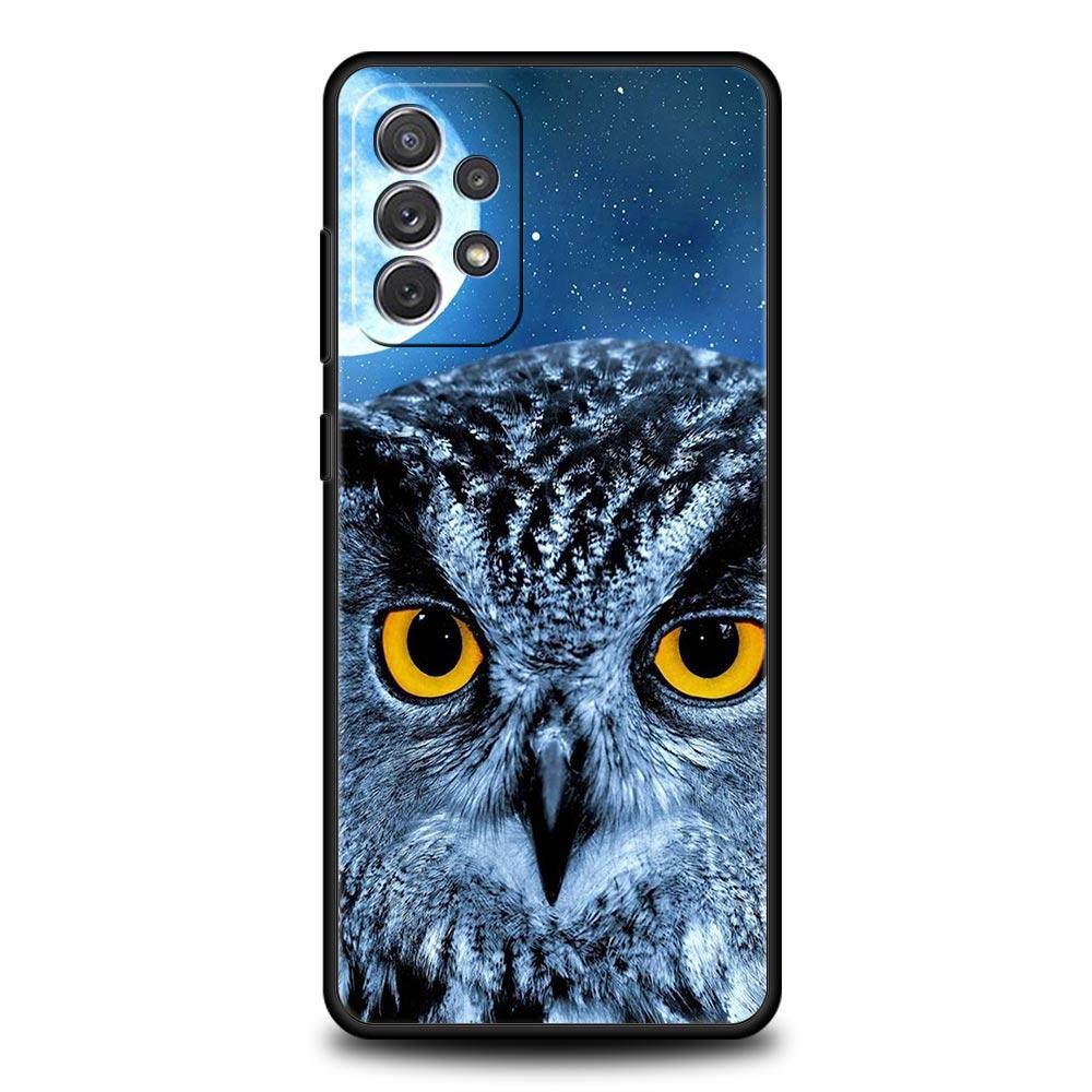 Cartoon Girl Gifts Lovely Owl Phone Case For Samsung A51 A71 A21S A12 A11 A31 A41 A03s A52 A32 A22 A13 A23 A33 A53 A73 5G Cover