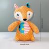 Dog Toys for Small Large Dogs Animal Plush Dog Squeaky Toy Puppy Chew Toys Bite Resistant Pet Toy With Sounding Collision Color