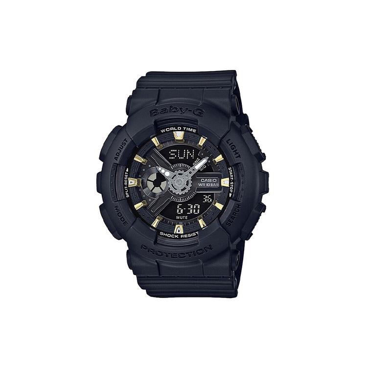 CASIO Women s BABY-G Black Watch BA-110GA-1A -pr Black Dial