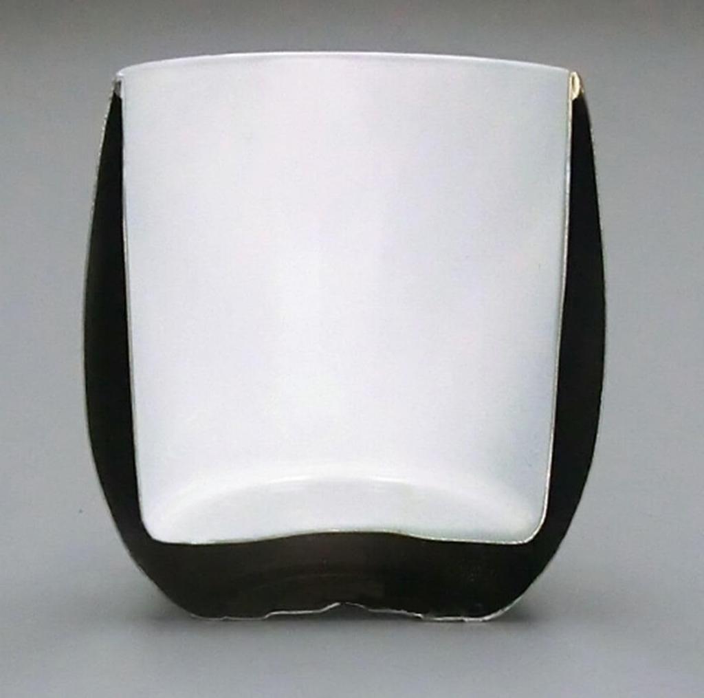 Stainless Steel Cup with a 250ml J-Kitchens (Glass) Ceramic-Like Mouthfeel, Double-Walled Vacuum-Sealed, White,