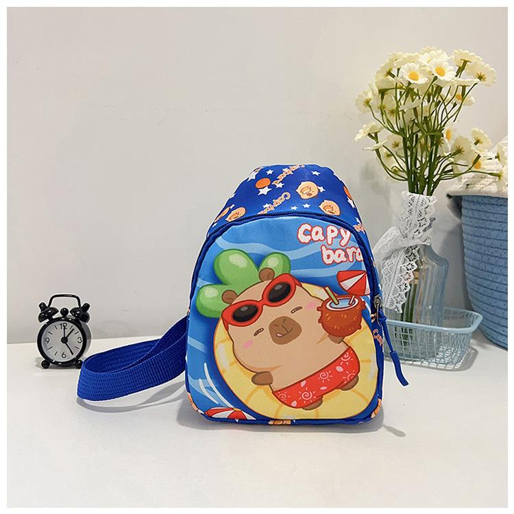 Cartoon Children's Breast Bag 2025 New Casual Change Bag Boys and Girls Outdoor Trendy Messenger Bag