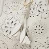 Daks Ivory Cowhide FLower Punching Tote Bag L Dcba6e586iv