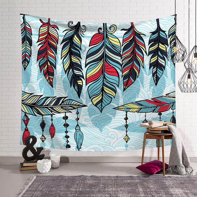 Ins Background Cloth Green Decoration Bedroom Hanging Cloth Room Decoration Painting Tapestry Wall Cloth