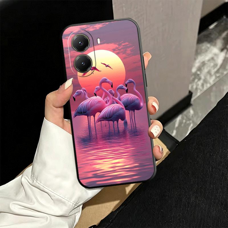 Pink Red Dreamy Flamingo Soft Phone Case for Xiaomi Poco X5 X6 X7 X8 Pro Max X3 F7 F8 Ultra M8 M7 M6 M5 Redmi 15 15C 14C 13C 12C