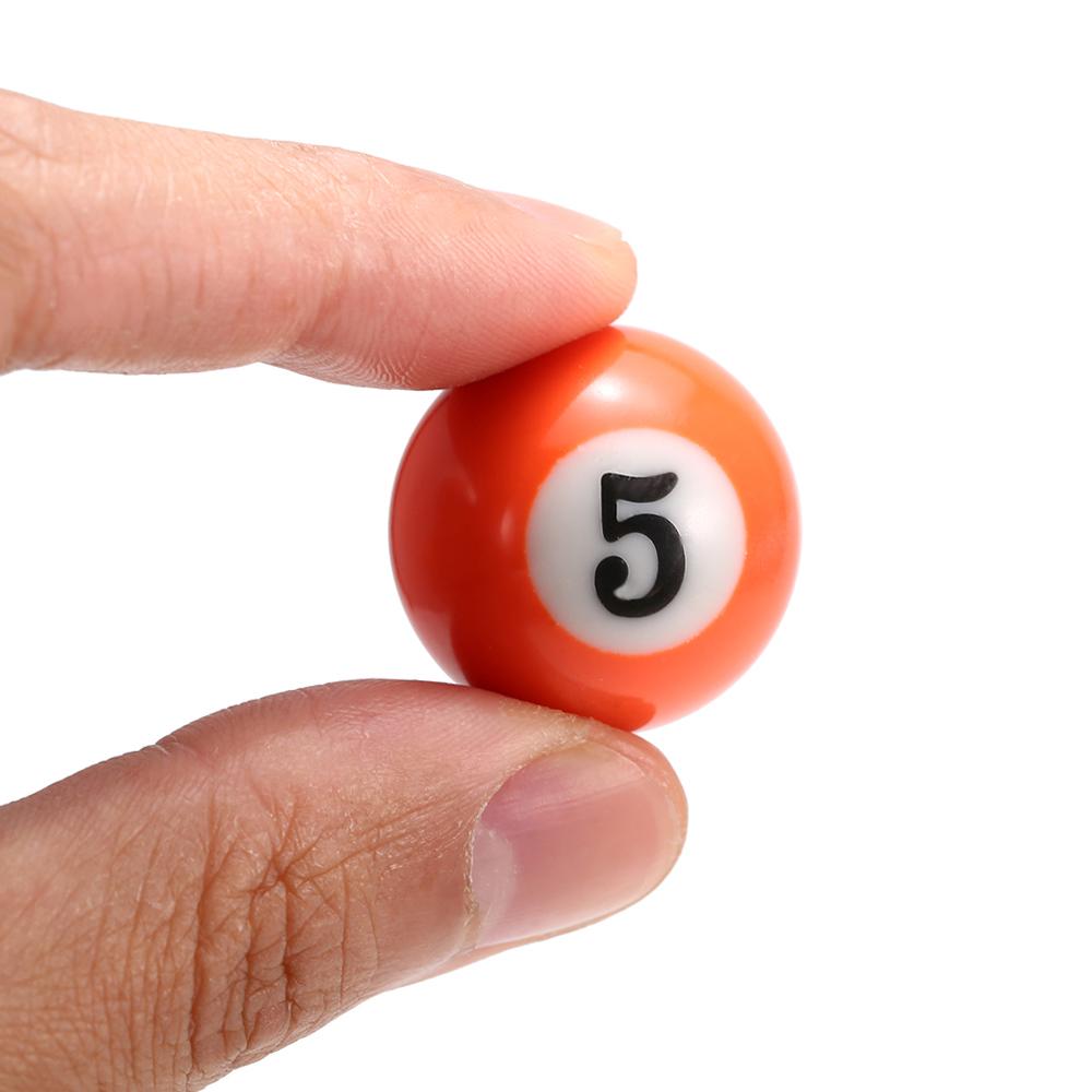 25MM   38MM Children Billiards Table Balls Set Resin Small Pool Cue Balls Full Set