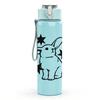 1PC Magic Rabbit Star Line Art 750ml Color Plastic Sports Water Bottle Leakproof Flip Straw Lid Suitable for Sports Office Home Use