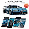 2026New Blue Supercar Building Block Set Racing Car Model Toy Boys and Girls Halloween Christmas Gift Building Block Model Set