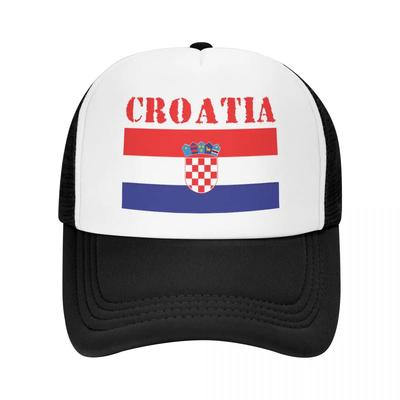 Custom Croatia Flag Trucker Hat Unisex Women Adjustable Adult Baseball Cap Hip Hop Dad Hat