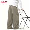 Baleno Men's Spring Autumn Curved Leg Loose Casual Pants