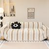 Verdicktes Chenille-Baumwollgarn Sofabezug Sofadecke Einfaches Kissen Ins Wind Sand Haartuch Mode Mittagsdecke Sofa-Handtuch