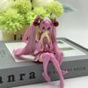 New Hatsune Miku Anime Figure Pink Dress Pvc Model Action Toys Cherry Pink Cherry Blossom Decoration Collect Gifts.*