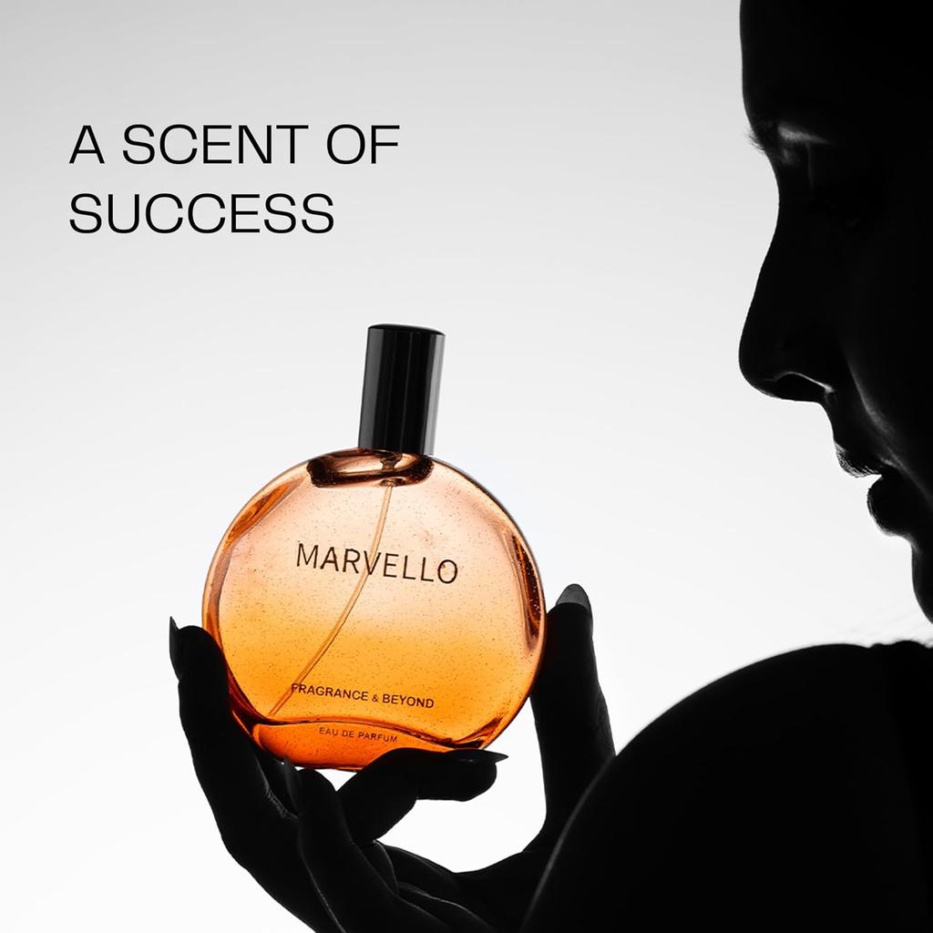Fragrance & Beyond Marvello Eau De Parfum for Men & Women 100ml – Citrus, Floral & Sandalwood Notes | Long Lasting Scent | Best Gift