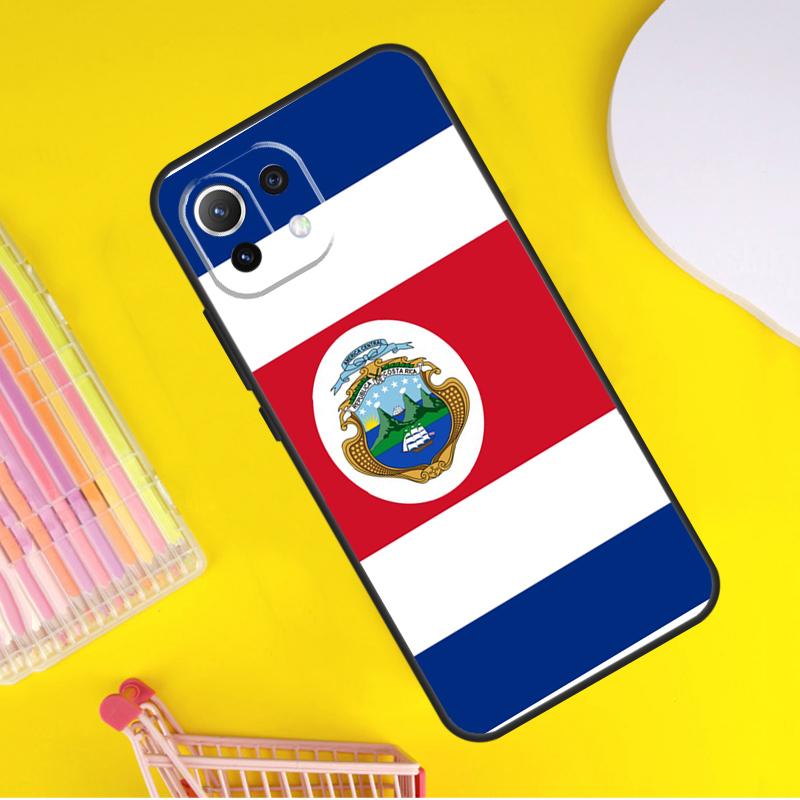 Costa Rica Flag Cover For Xiaomi 14 Ultra 13 11T 12T 13T 14T Pro POCO X7 X6 Pro X3 X5 F3 F5 M6 F6 Pro Case