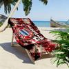 Asciugamano da Spiaggia con Stampa FC Bayern Monaco, Asciugamano Grande Morbido Asciugatura Rapida per Spiaggia Campeggio Nuoto
