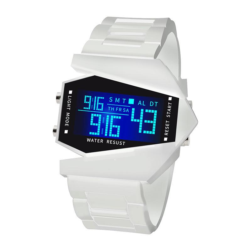New Creative Digital Watches for Kids Luminous Wateproof Silicone Strap Sports Watch Multifunction Alarm Clock Sports Watch