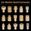 M14 M18 M22 Quick Connector High Pressure Quick Coupling For Car Washer Water Gun Adapter Joints Garden Irrigation Accessories
