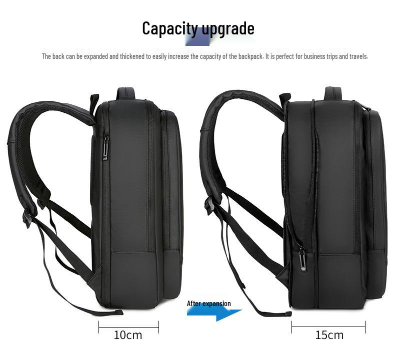 Men's Large-Capacity Multifunctional Business Backpack for Travel, College, and Work