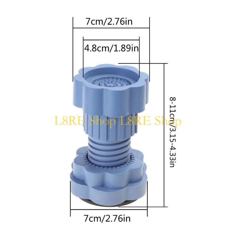 L8RE 4Pcs Adjustable Dryer Shock Noise Cancelling Pads Washer Foot Pad Pedestals