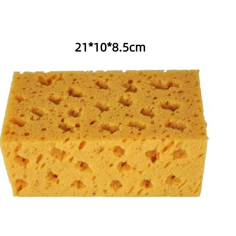 Large Coral Car Wash Sponge Honeycomb Design High Water Absorption Scratch Free For Auto Detailing Car Cleaning