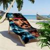 Captain Jack Print Beach Towel, Large Soft Quick Dry Towel for Beach Camping Swimming