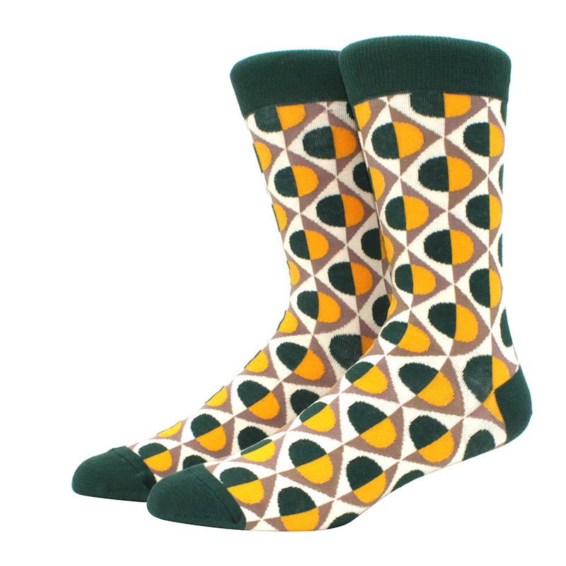 Large Size New Happy Funny Couple Trendy Socks Funny Personalized  Cartoon Jacquard Long tube cotton socks