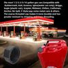 5 Gallon Gas Can Cap Replacement, Fits Most 1/2/3/5 Gallon Gas Cans, Portable Gas Tank Lid For 5+ Gallon Plastic And Metal Gas Cans, Includes Spout