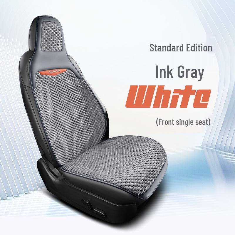 Universal Four-Season Car Seat Cushion: New Energy One-Piece Saddle Cover with Half-Wrap Design