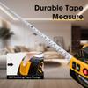 REVASRI Laser Tape Measure 2 In 1 Laser Distance Meter High-precision Intelligent Ruler Steel Measuring Tool with LCD Display