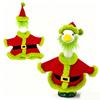 Christmas Porch Geese Clothes for 23 Inch Display, Polyester Outfit Set for Porch Accent, Entryway Display, and Indoors