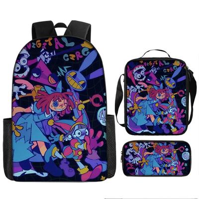 Schultasche Überraschungszirkus Rucksack mit großem Fassungsvermögen Grundschüler dritte bis sechste Klasse Mittelschulmädchen Rucksack