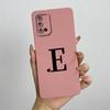 For Samsung Galaxy A51 A71 Case A515F A715F Initial Letters Liquid Silicone Phone Case For Samsung A51 A 31 71 Soft Cover Bumper
