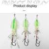 Soft Material Rubber Squid Skirts 10CM/15CM Luminous Fishing Lures  Trolling Fishing