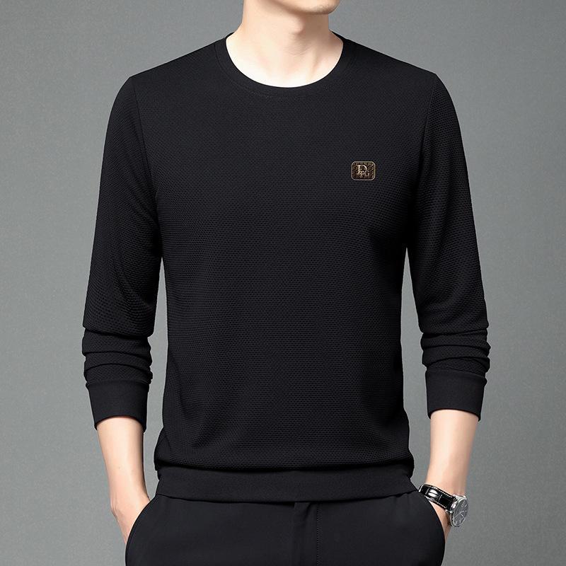 2024 Men's Versatile Long-Sleeved Crew Neck Sweatshirt
