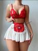 Cosplay Sexy Lingerie Set Fancy Bra Set Women Erotic Ring Sexy Underwear Set Wireless Ladies Lingerie Outfit Bilizna Intimate