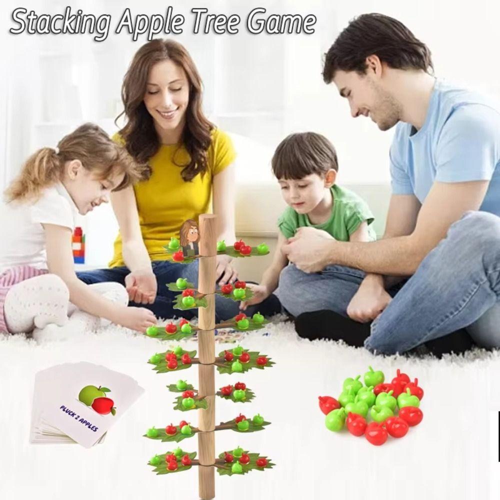 Montessori Sensory Balance Training Toy Wooden Balance Tree Assembled Toys  Children Girls Boys